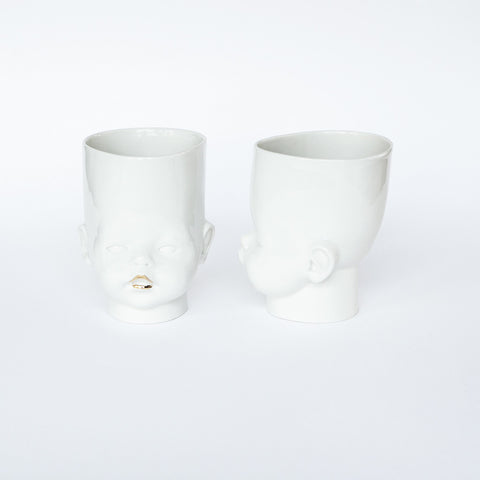 "OH Baby!" cup/mug blue with personalisation